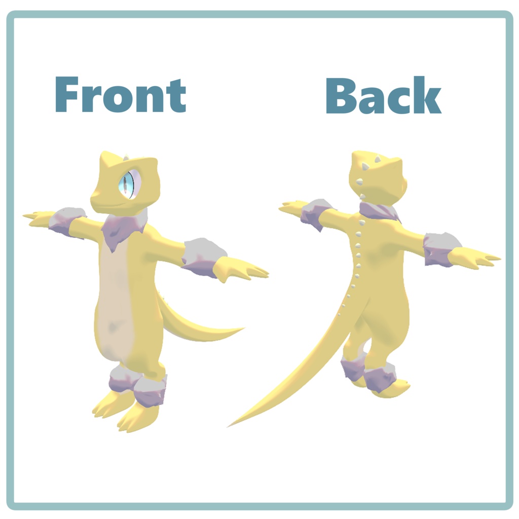 オリジナル3Dモデル『ベン』