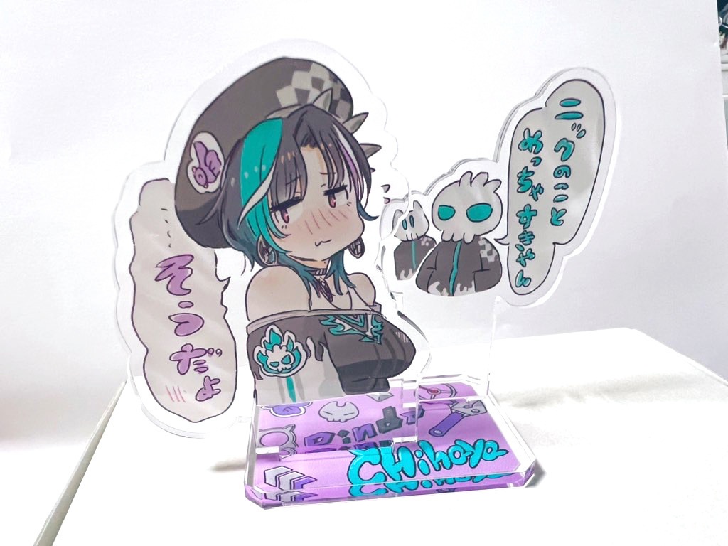 ニックとデレちはちゃんのジオラマアクリルスタンド