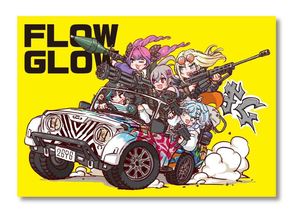 ちはちゃん&FLOW GLOWシールセット