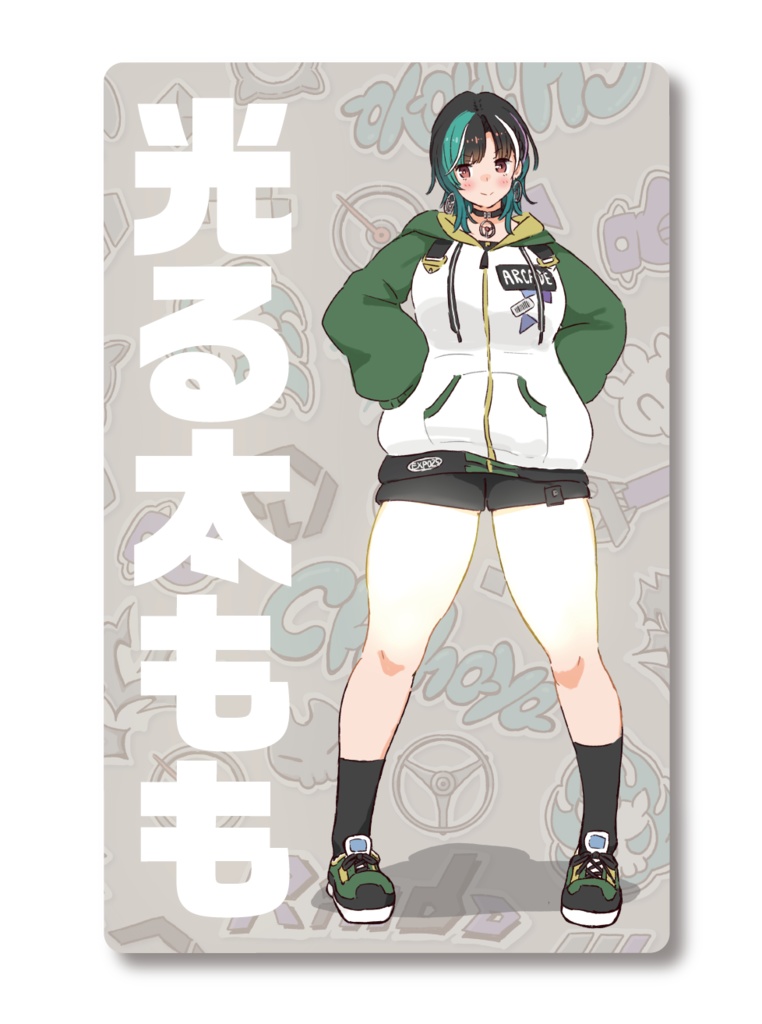 ちはちゃん&FLOW GLOWシールセット