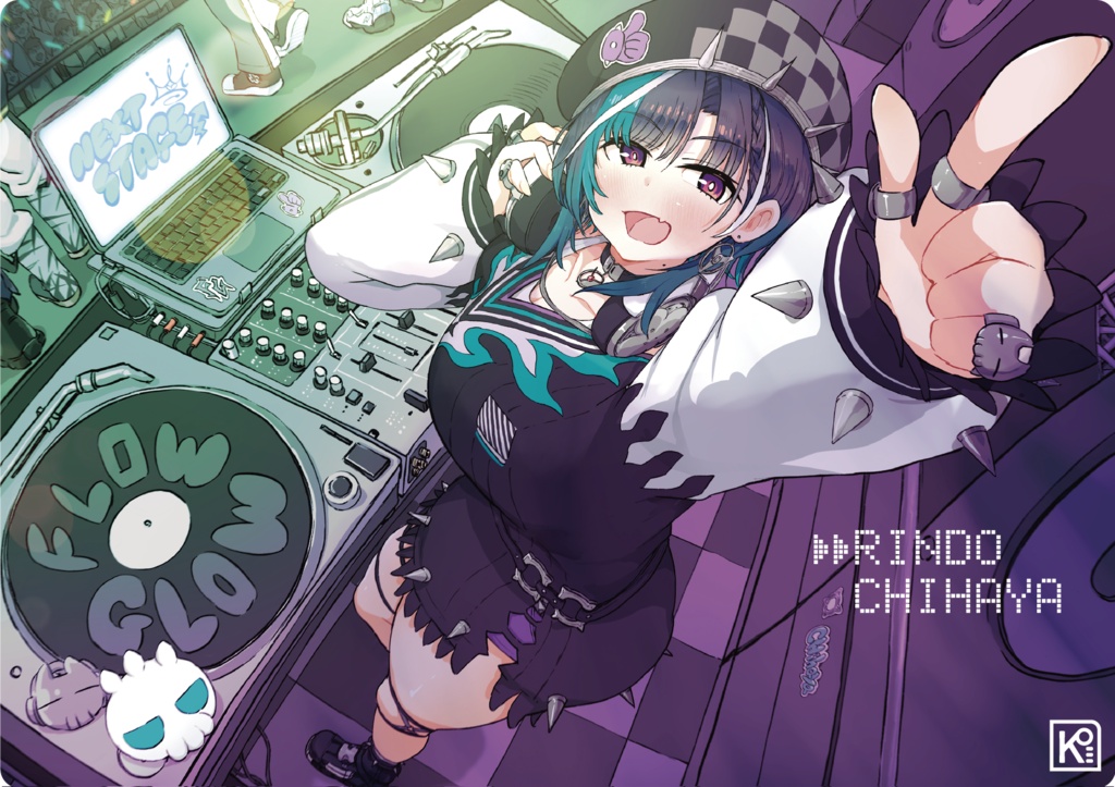 DJちはちゃんアクリルボード