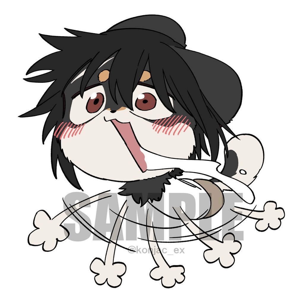 アクリルキーホルダー（だばだば）