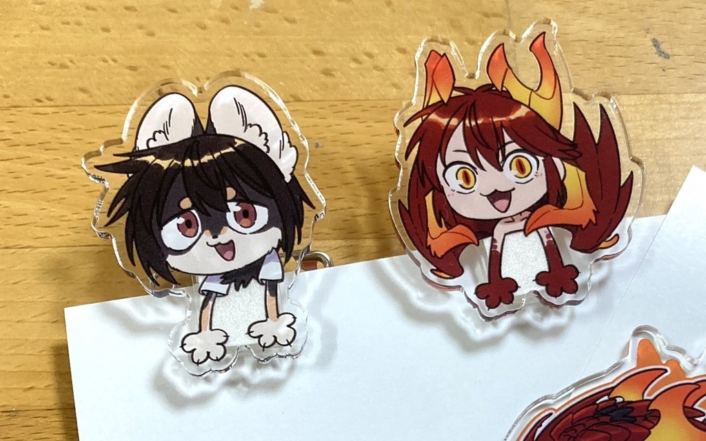 アクリルクリップ(けごくん・ゼノ)