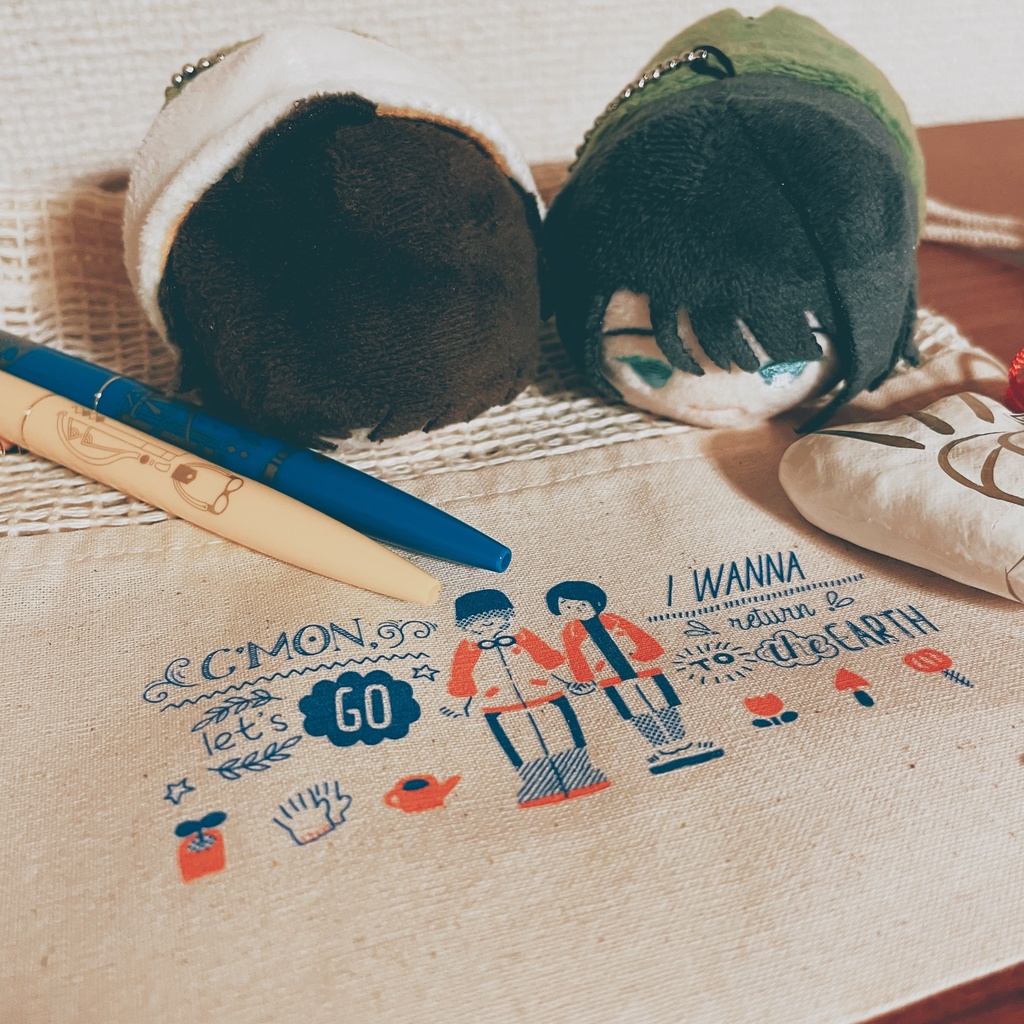 桑名江と松井江の畑当番巾着