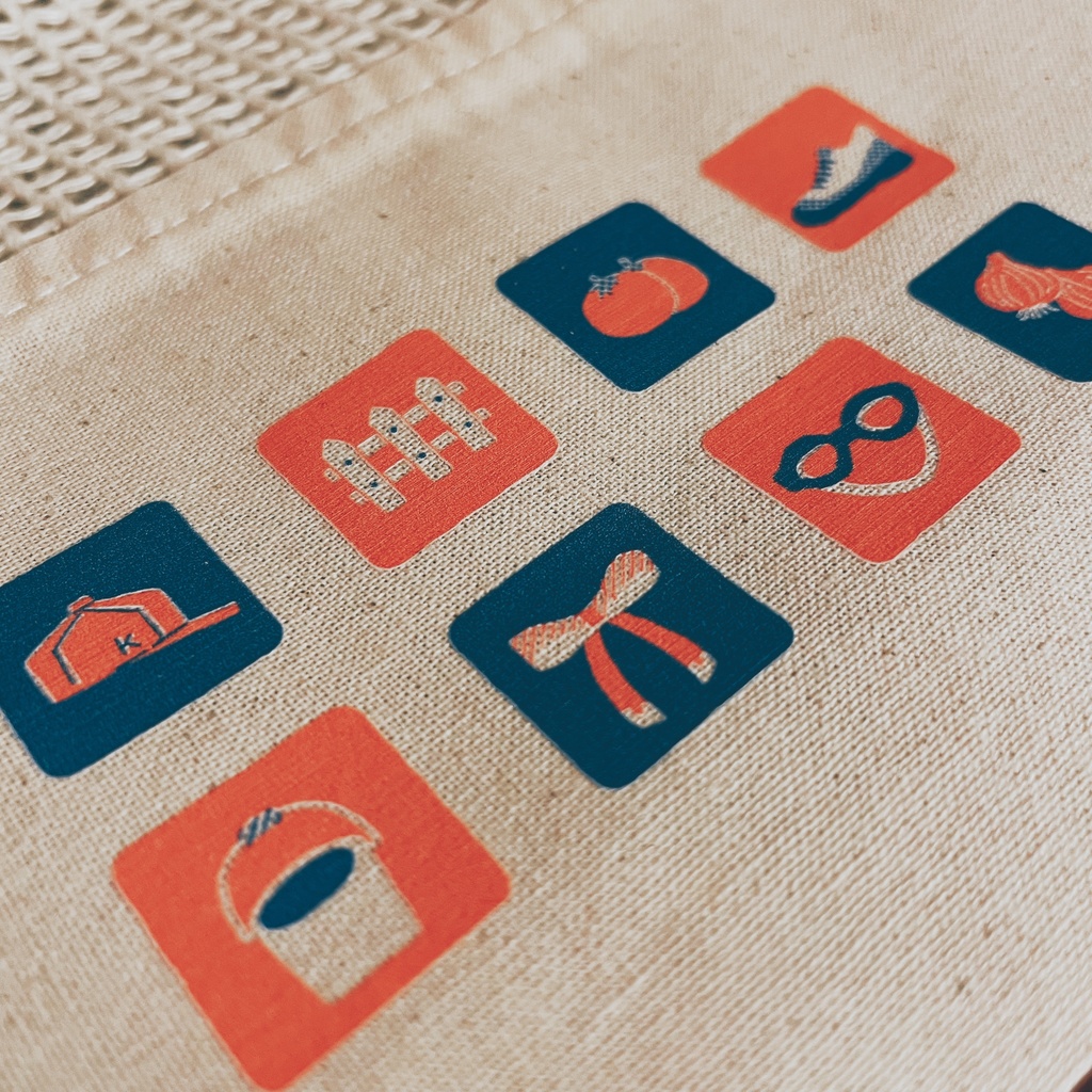 桑名江と松井江の畑当番巾着