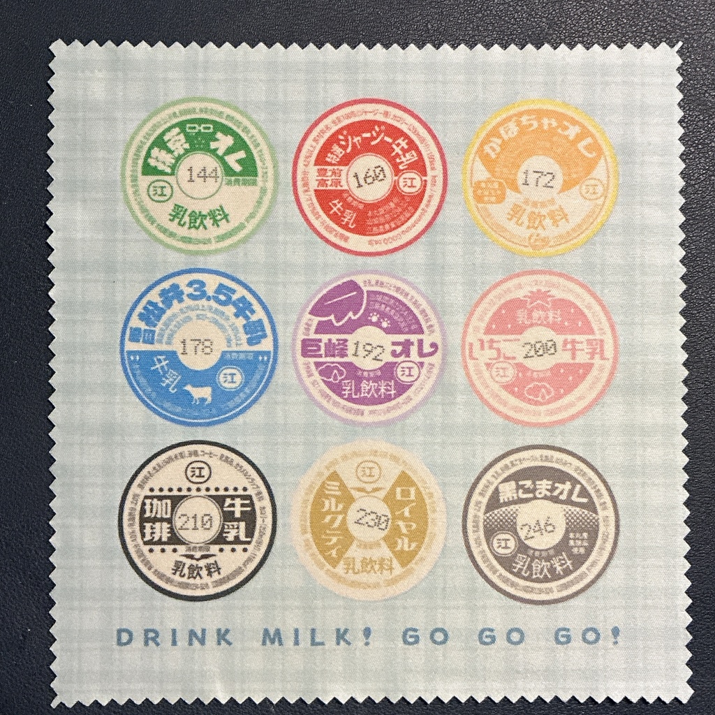 江モチーフ Milkeycap cloth