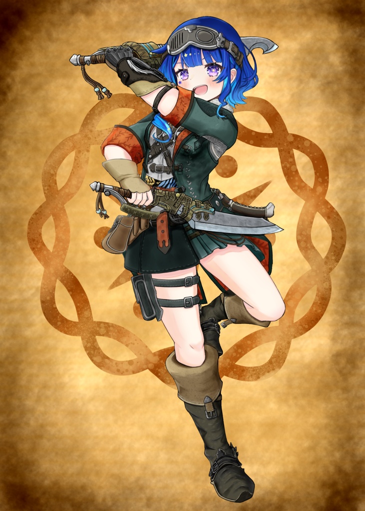 星影テトラ　アクリルスタンド　モンハンver