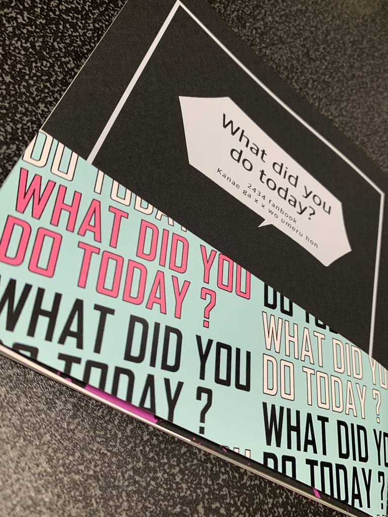 【不穏本】What did you do today?【小説+漫画+イラスト】