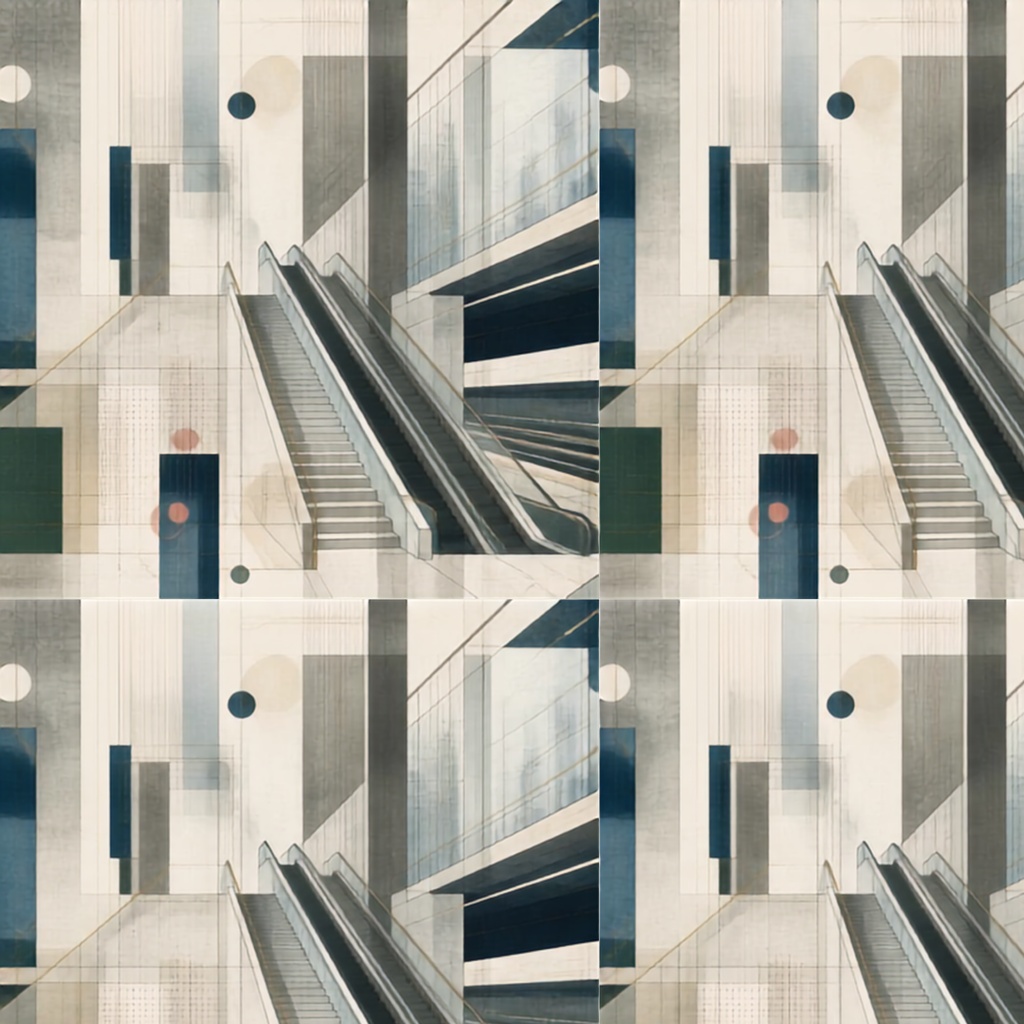 TOKYO GEOMETRY — Japanese Abstract Digital Paper Collection | 和風デジタルペーパー 10枚|幾何学・モダン・抽象柄|背景素材・コラージュ・ジャーナル