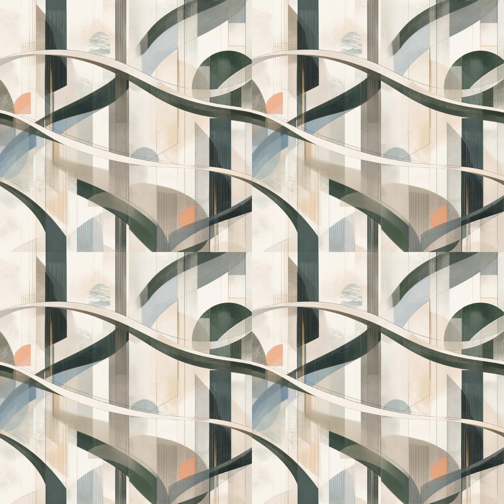 TOKYO GEOMETRY — Japanese Abstract Digital Paper Collection | 和風デジタルペーパー 10枚|幾何学・モダン・抽象柄|背景素材・コラージュ・ジャーナル