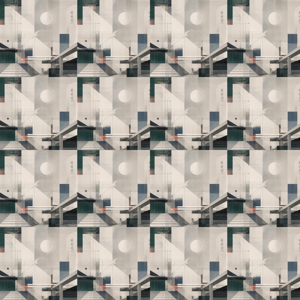 TOKYO GEOMETRY — Japanese Abstract Digital Paper Collection | 和風デジタルペーパー 10枚|幾何学・モダン・抽象柄|背景素材・コラージュ・ジャーナル