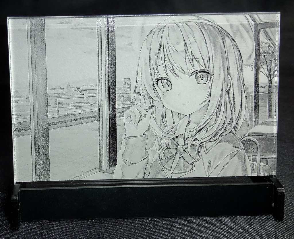 ホビー向け オーダーメイド式 アクリル ネームプレート【ハンドメイド】