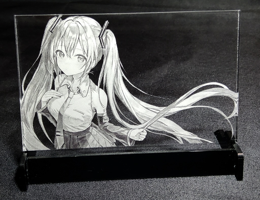 ホビー向け オーダーメイド式 アクリル ネームプレート【ハンドメイド】