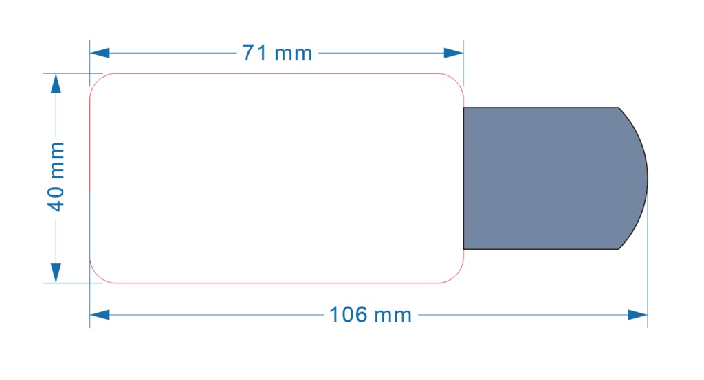 光るLEDアクリルキーホルダー RGB対応【オーダーメイド】