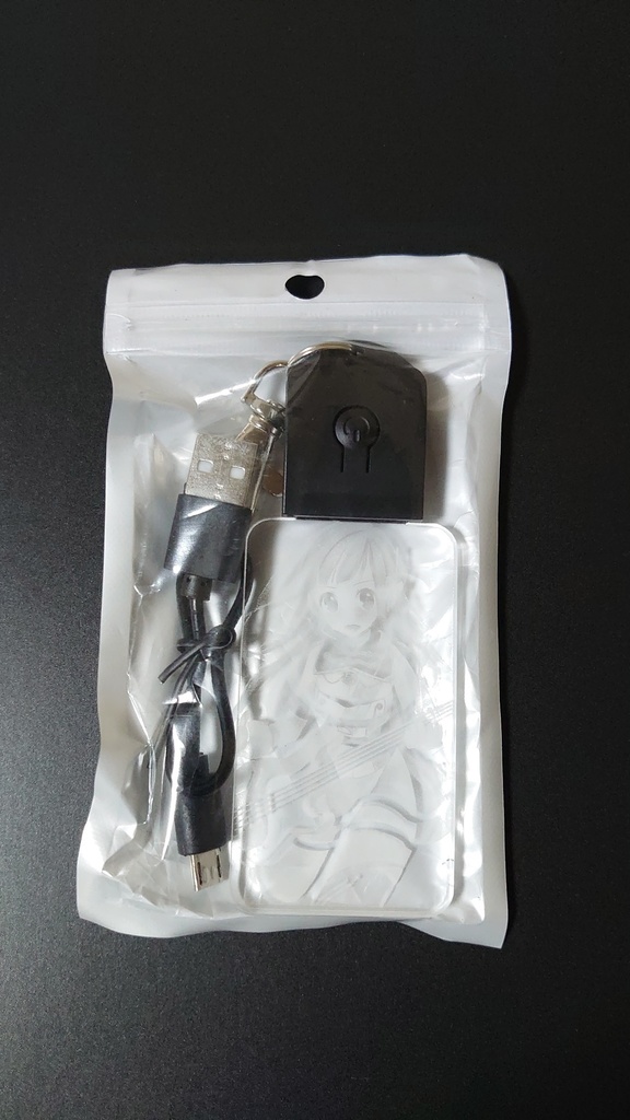 光るLEDアクリルキーホルダー RGB対応【オーダーメイド】