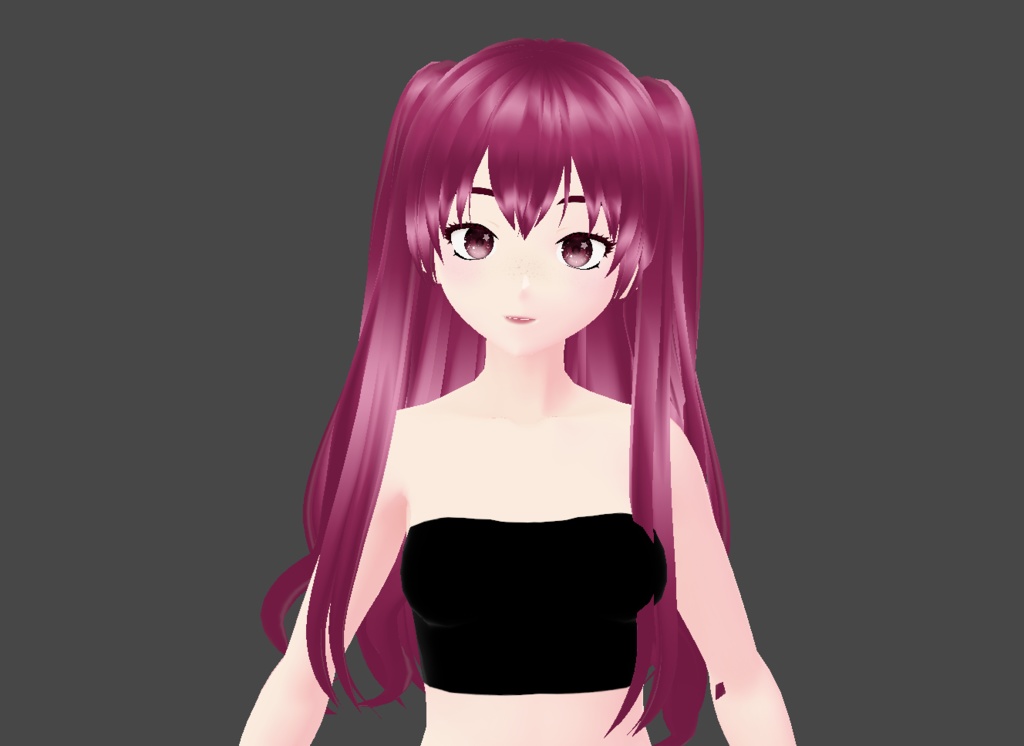 Muted Magenta Hair