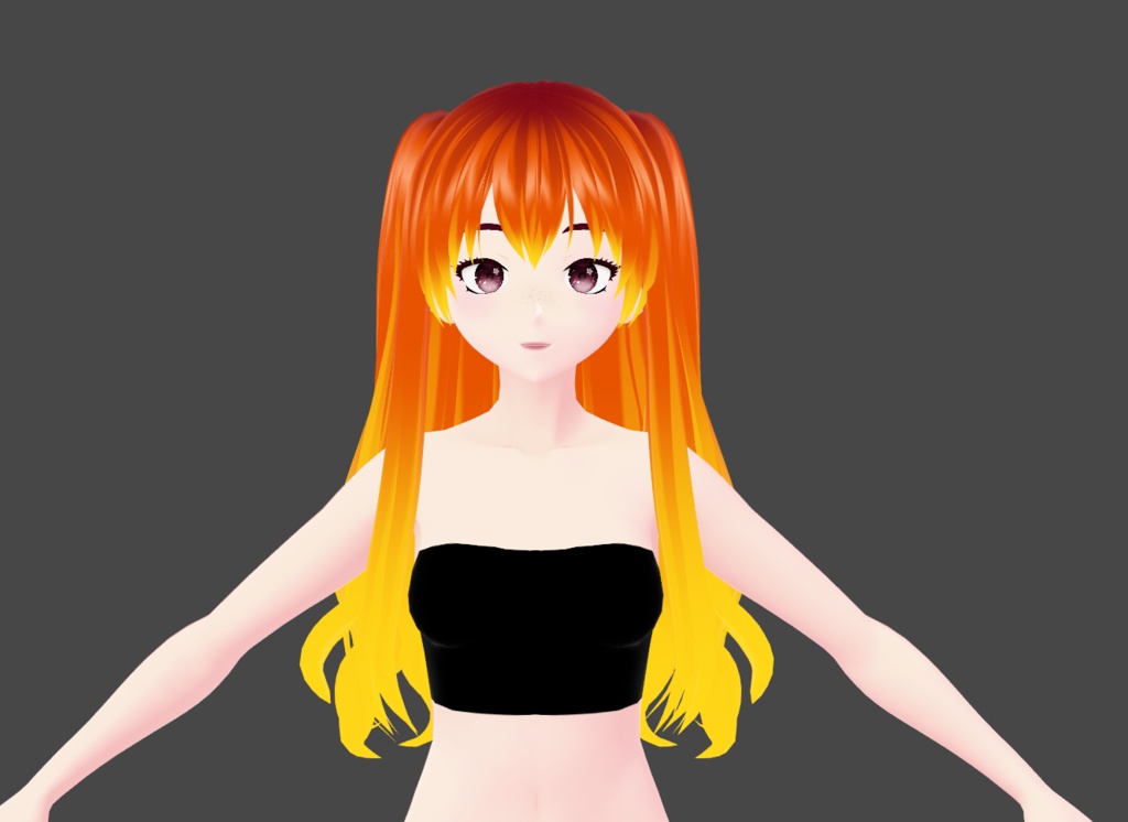 Fire Orange Hair