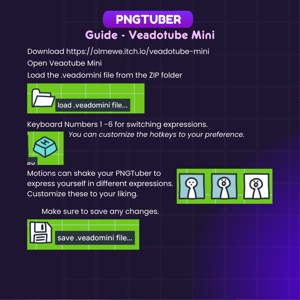 Goth Demon Girl PNGTuber for Twitch, Discord, YouTube Streaming | Veadotube Mini | Vtuber | Halloween Png tuber , Cute OBS Overlay Character