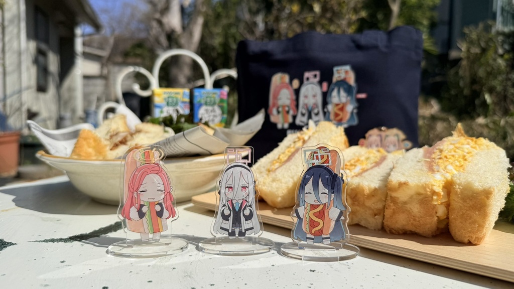 はんぐりーアクリルスタンド(3人セット)