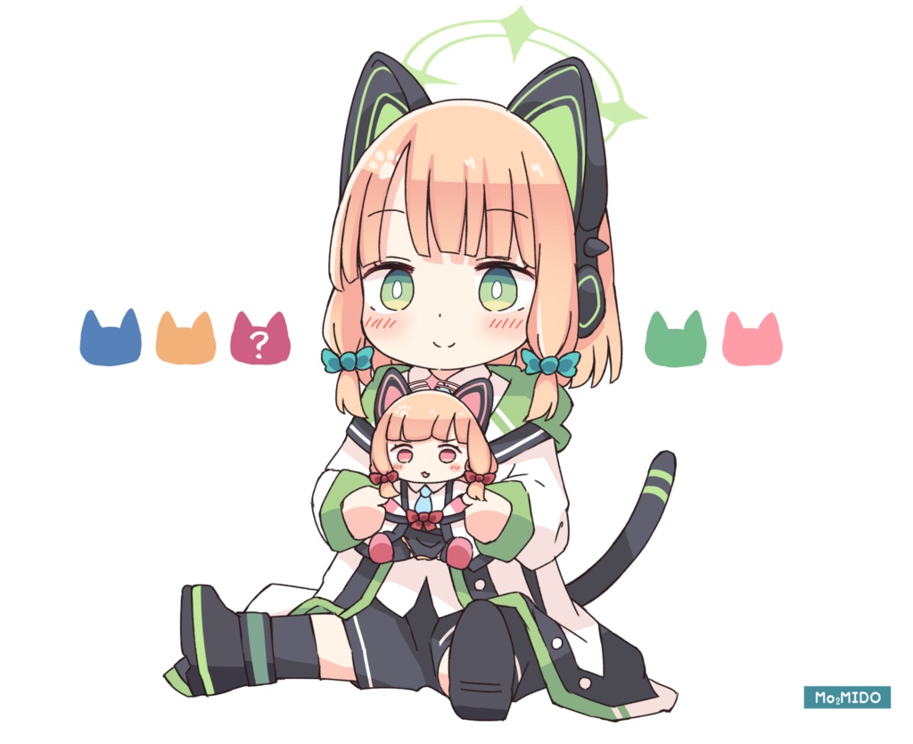 ミドリと人形モモイのミニトートバッグ