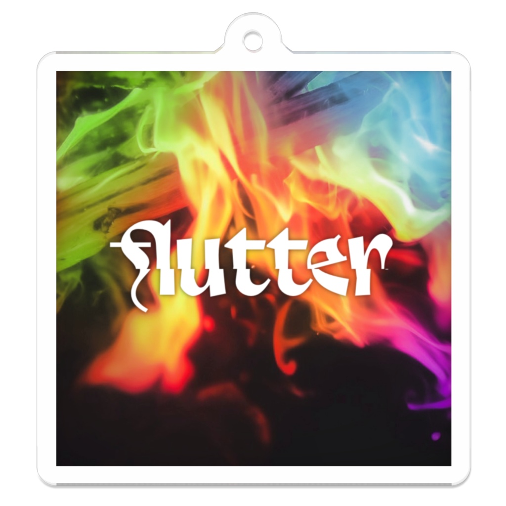 2nd Single『flutter』ジャケットキーホルダー(fluter wavファイル付)