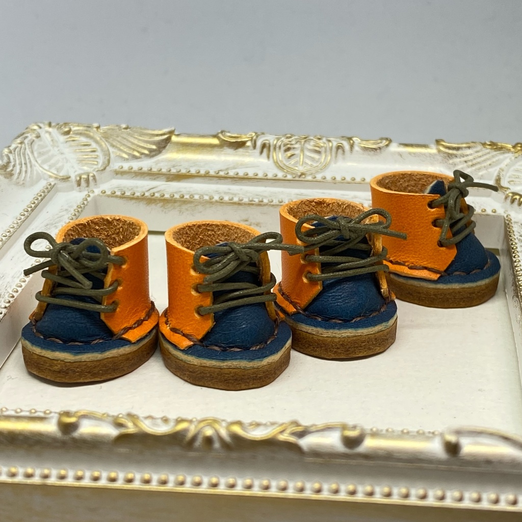 22 オレンジ×ネイビー