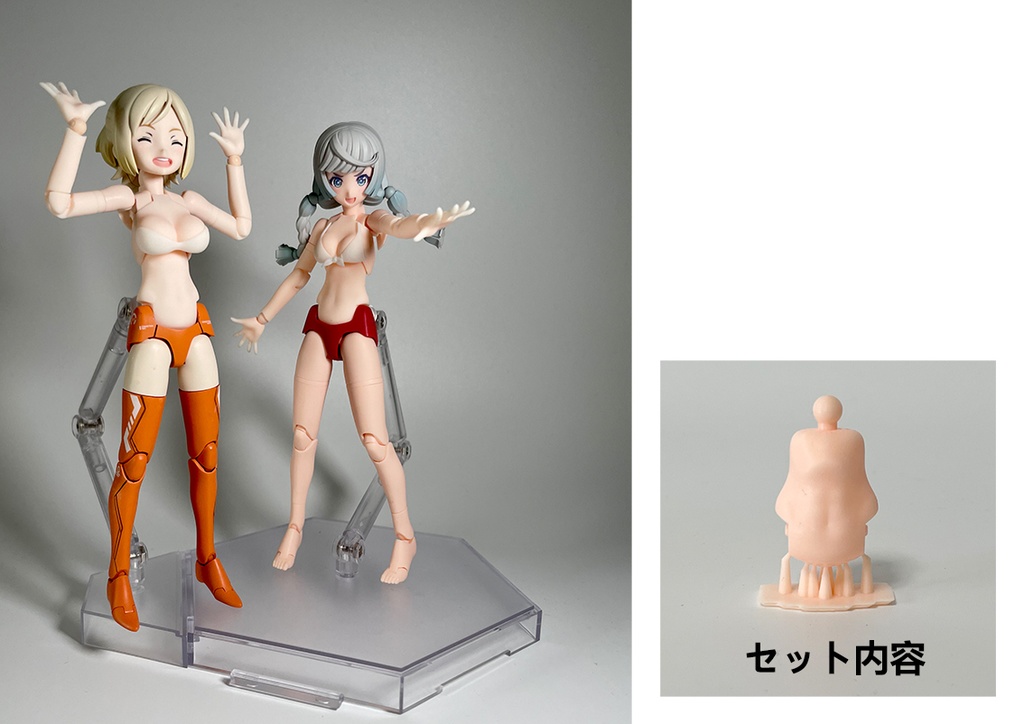 腹 (スキンカラーA/B/C/D風)