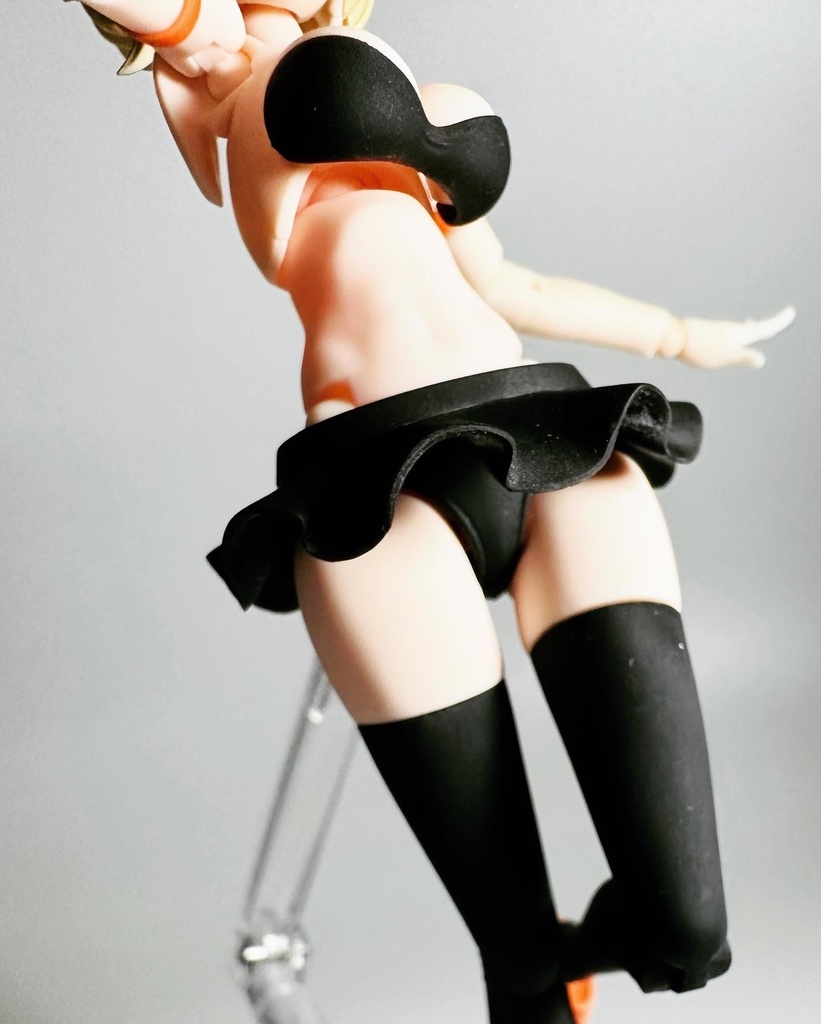 腰 水着タイプ(肌A/B/C/D風×水着白/黒)