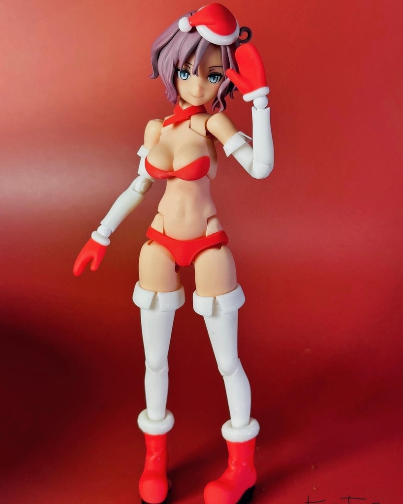 腰 水着タイプ(肌A/B/C/D風×水着白/黒)