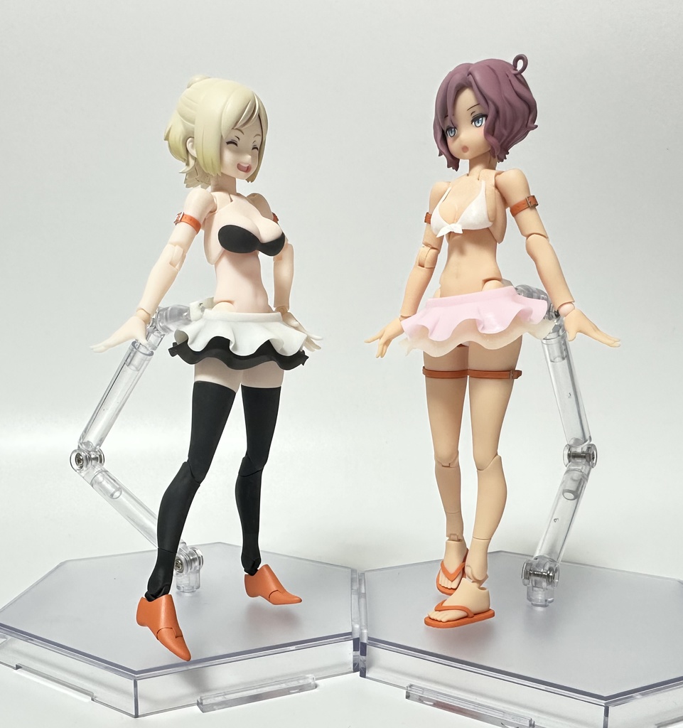 二段スカート&リボン