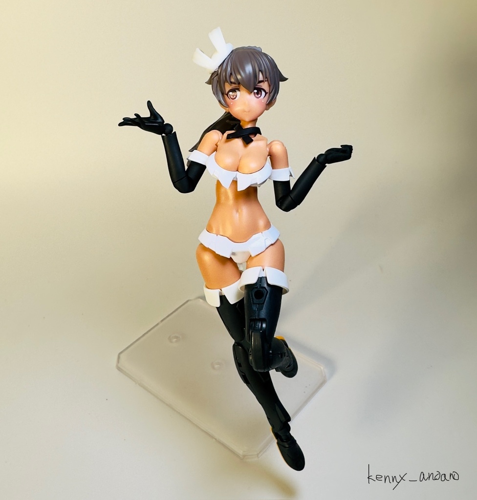 腕&脚用 折返し(白/黒)