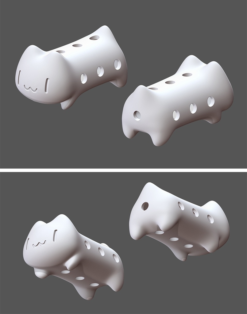 プニモフ猫 (余剰パーツディスプレイ)