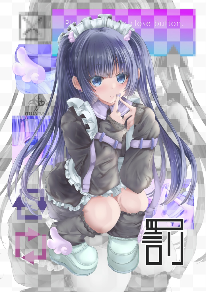 【オリジナルキャラ】クリアポストカード