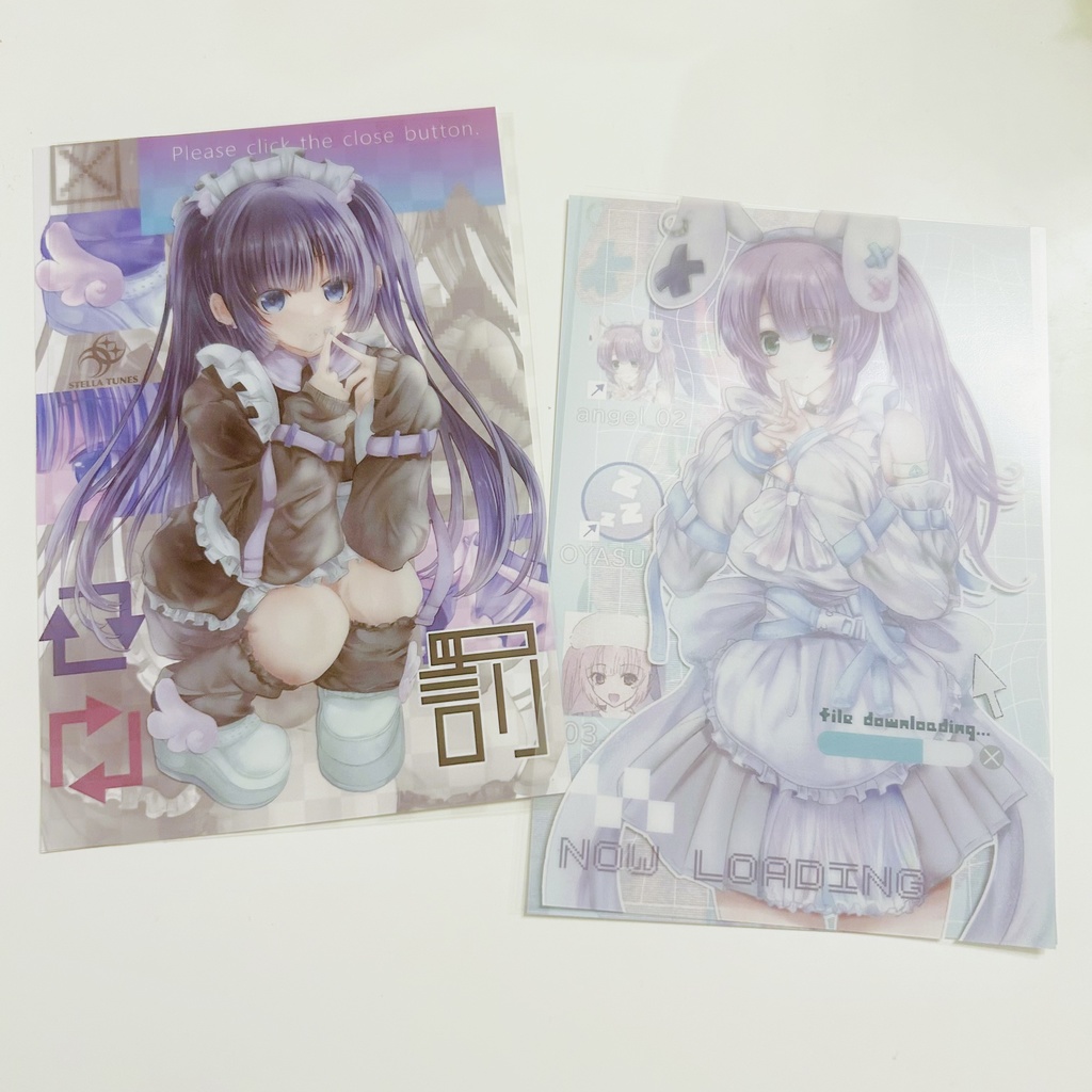 【オリジナルキャラ】クリアポストカード