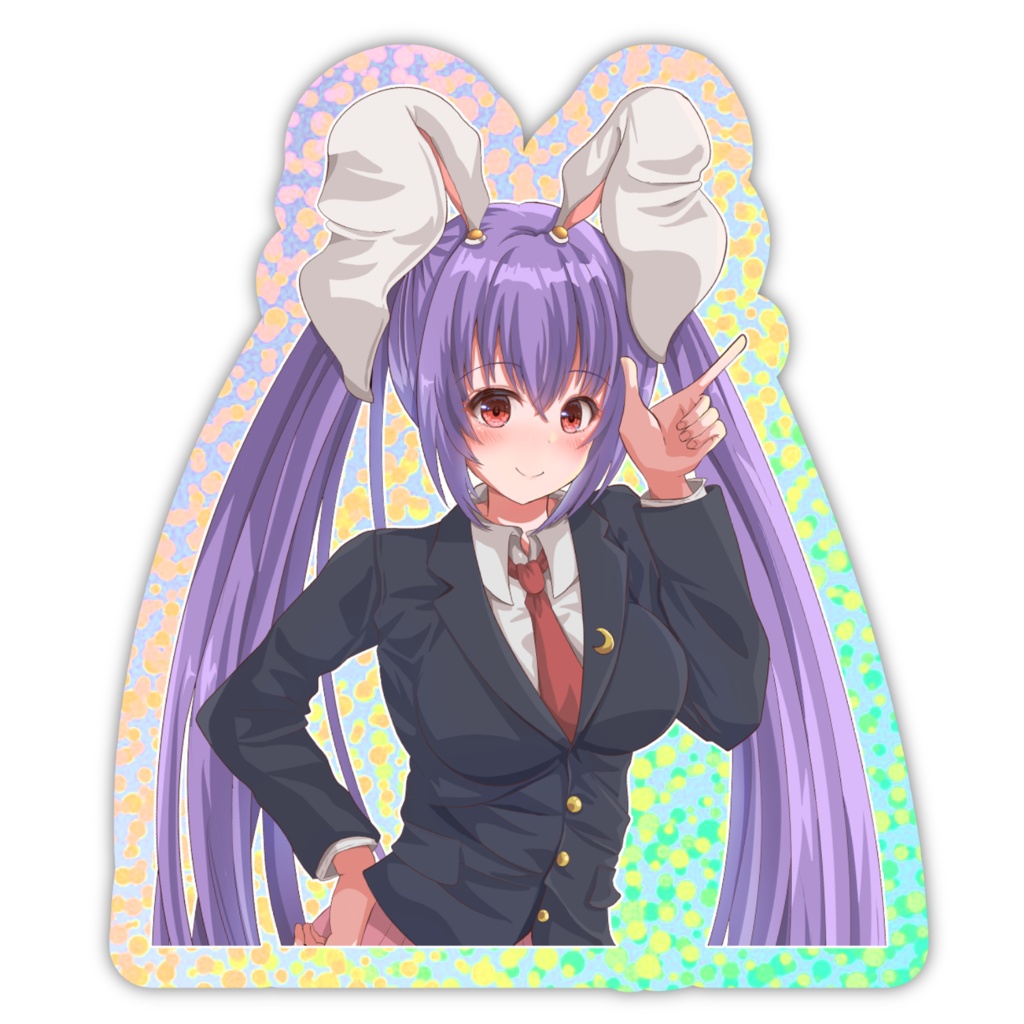 うどんげホログラムステッカー