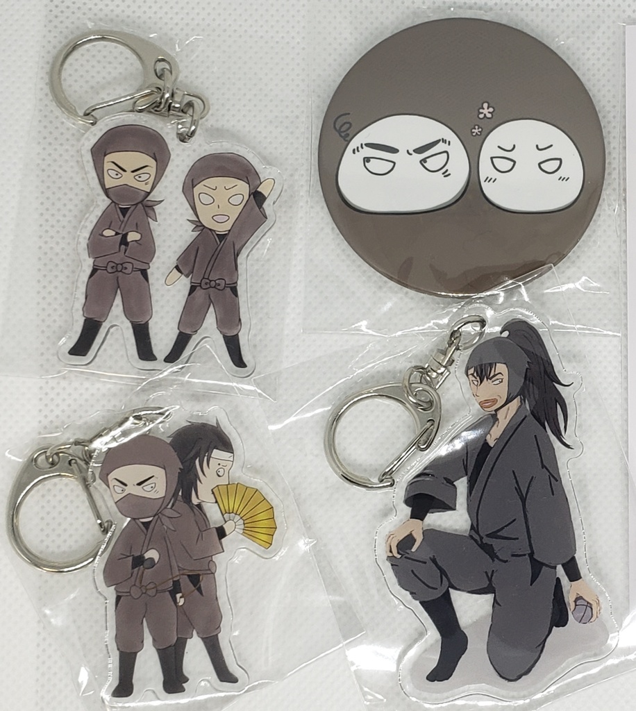 プロ忍アクキー·缶バッジ