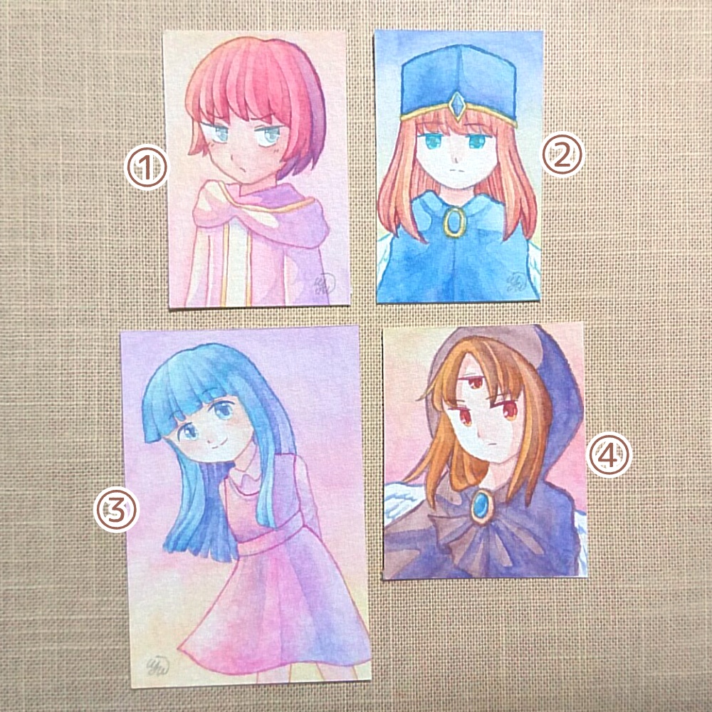 在庫セール 小さな過去絵 その3 ぬくぬくみるく Booth