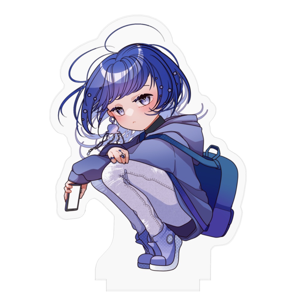 夕暮れクラゲらっこのアクリルスタンド