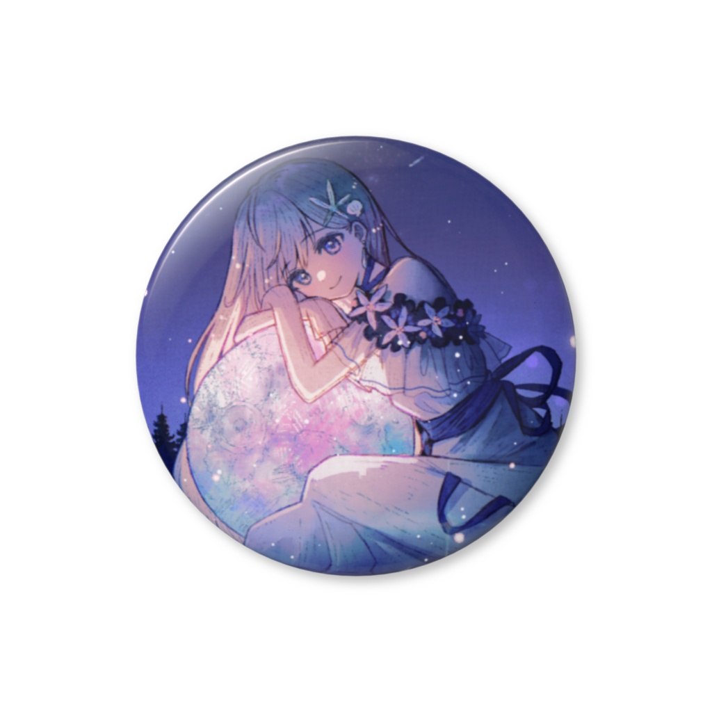 〖3周年記念〗月とらっこの缶バッジ