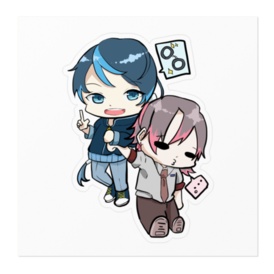 オリジナルステッカー「ハル×クロ」日常ver