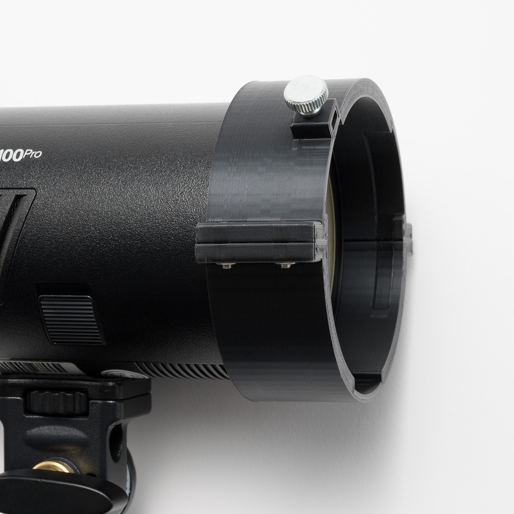 AD100Pro・V1用 Godoxマウントアダプタ フィルタ対応版