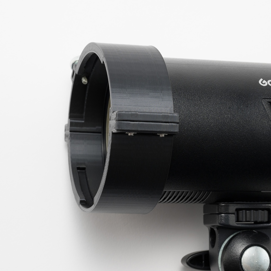 AD100Pro・V1用 Godoxマウントアダプタ フィルタ対応版