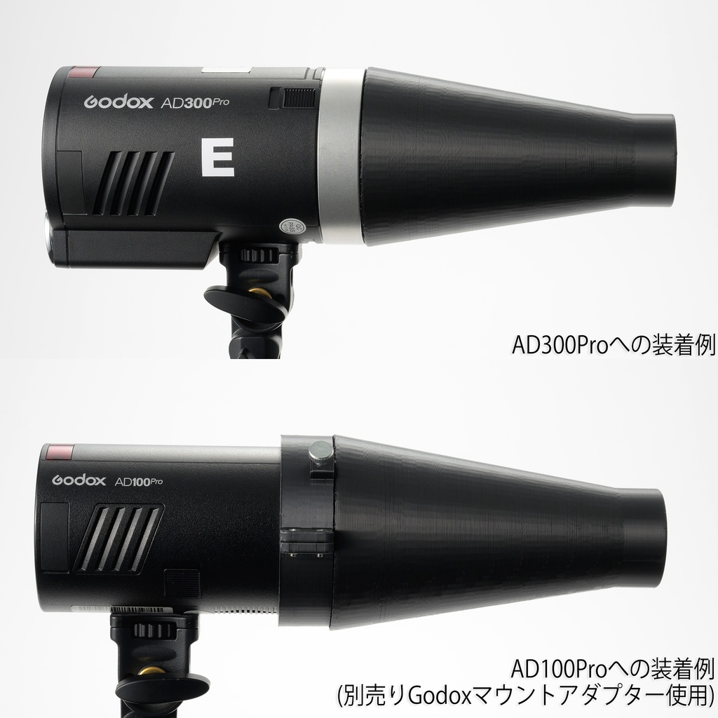 Godoxマウント スヌート・グリッドセット(ストロボ用)