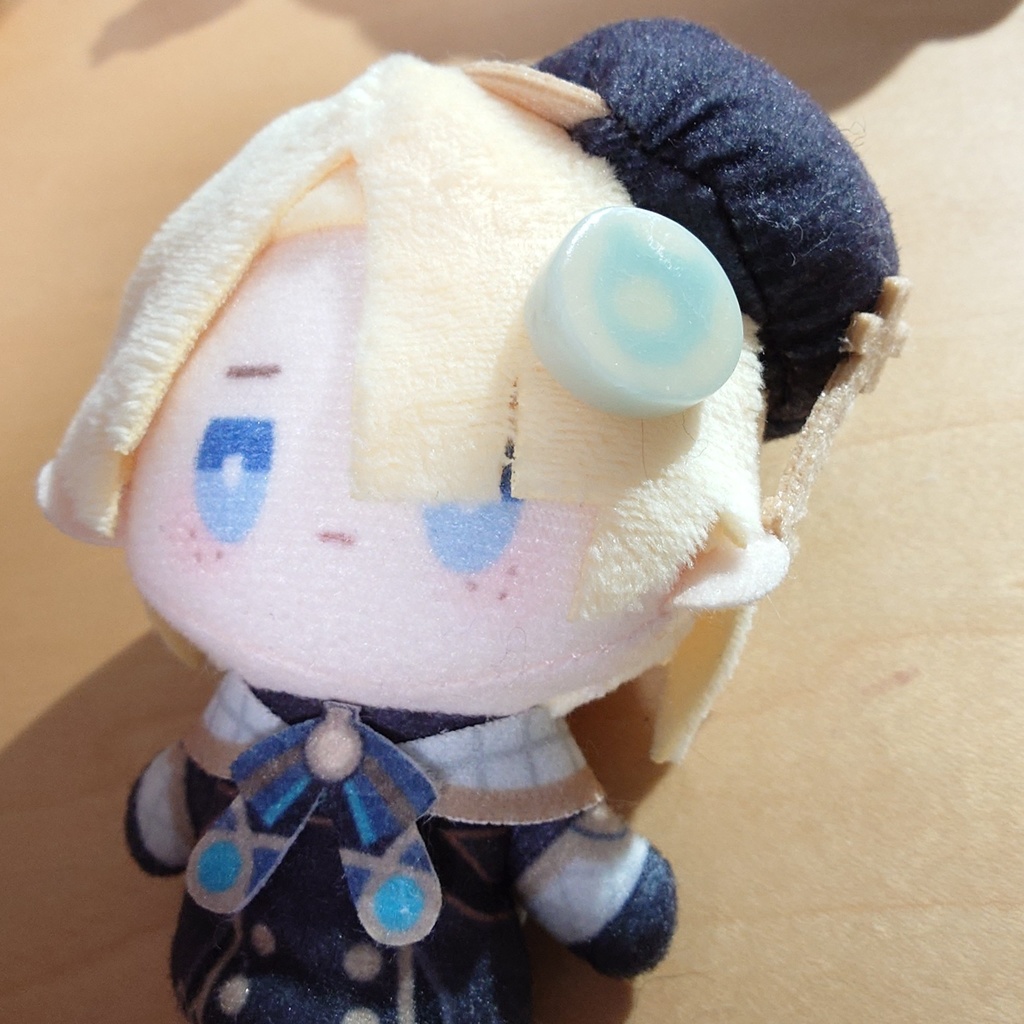 仙霊ちゃん(水色)金太郎飴風シール