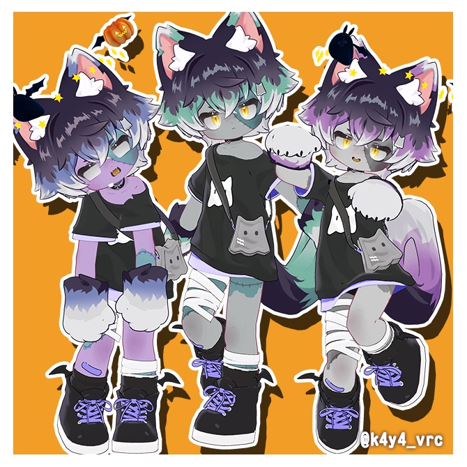 【リルレオ対応】Halloween Texture【悪魔&ゾンビ】