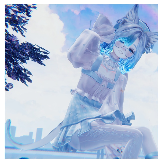 【マリシア専用】GLASS HAIR MATERIAL【2color】