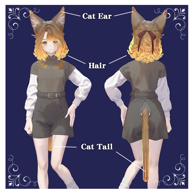 【マリシア専用】GLASS HAIR MATERIAL【2color】