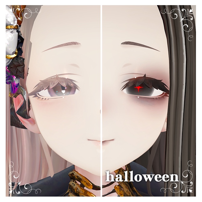 【ミダリス専用】Black Make & Eye【Texture】