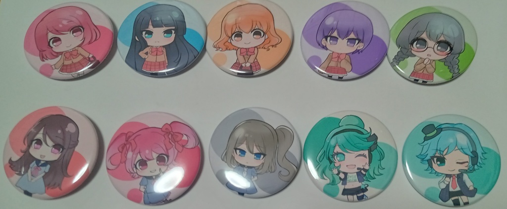 WINGS缶バッジ第一弾・コンプリートセット