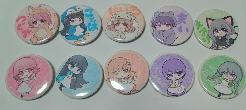 WINGS缶バッジ第一弾・コンプリートセット